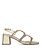 BIBI LOU Bibi Lou Quail sandal with heel and stones GOLD