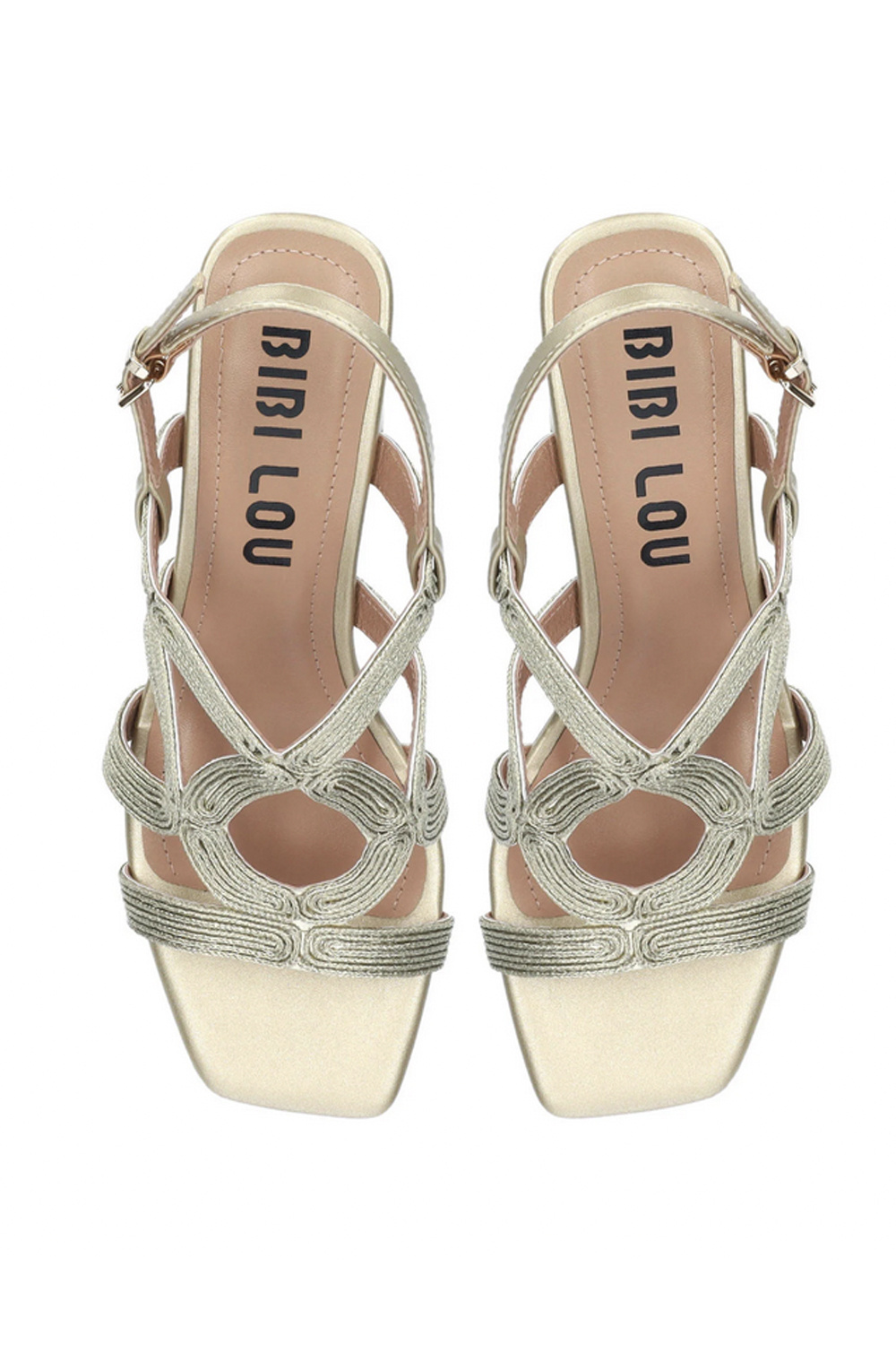 BIBI LOU Bibi Lou sandaal met hak GOUD