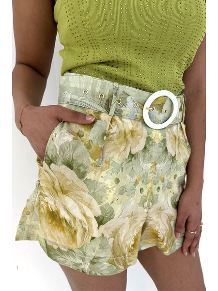 Dreamcatcher Dreamcatcher Sienna shorts with print GREEN