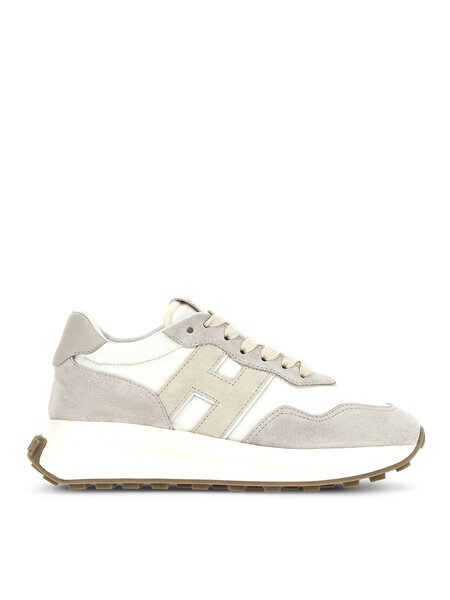 HOGAN Hogan H6410 Logo Sneaker WHITE / GRAY