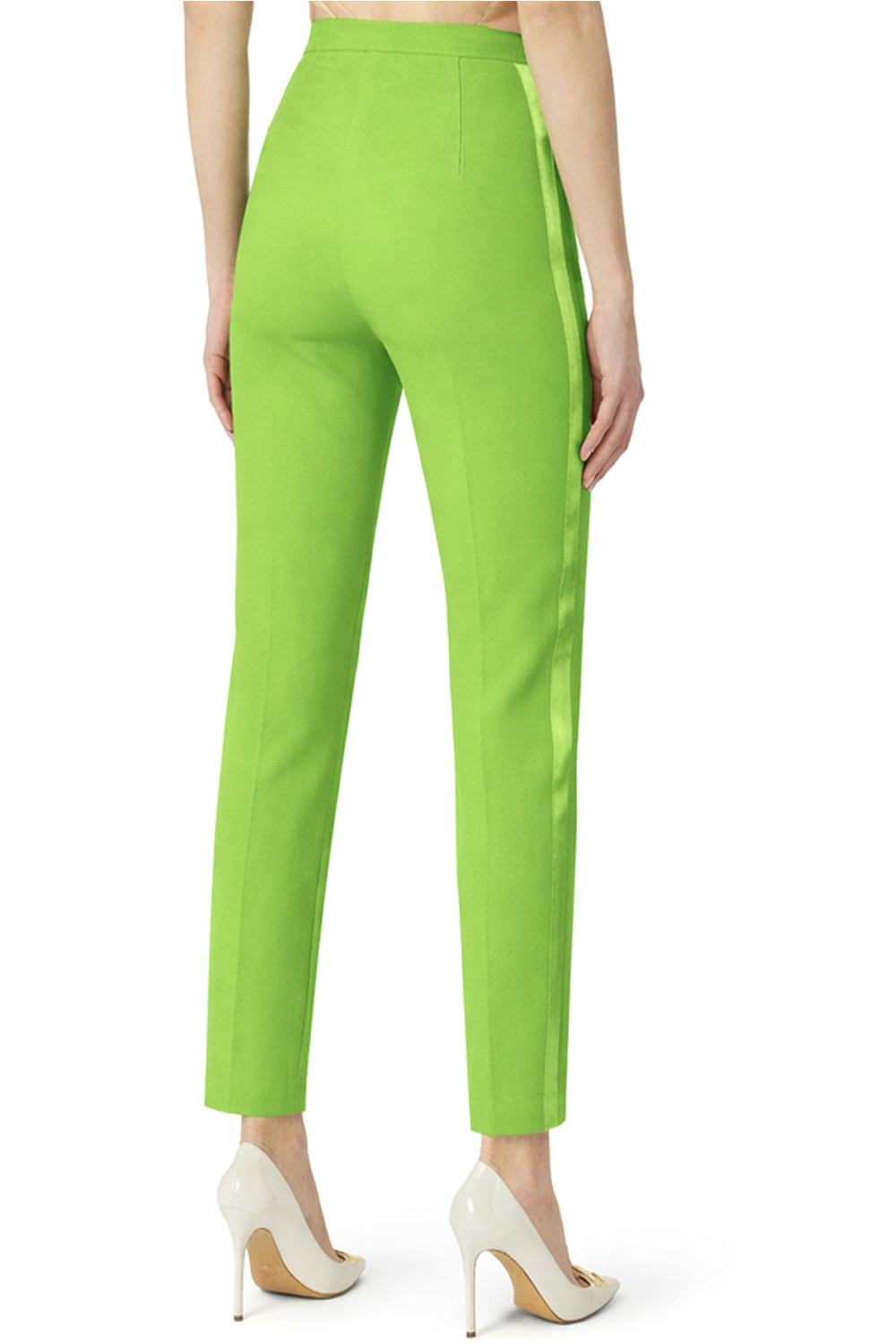 ELISABETTA FRANCHI Elisabetta Franchi Trousers with buttons on the pockets Aloe / GREEN