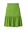 ELISABETTA FRANCHI Elisabetta Franchi skirt with double logo detail on the front pockets  Aloe / GREEN