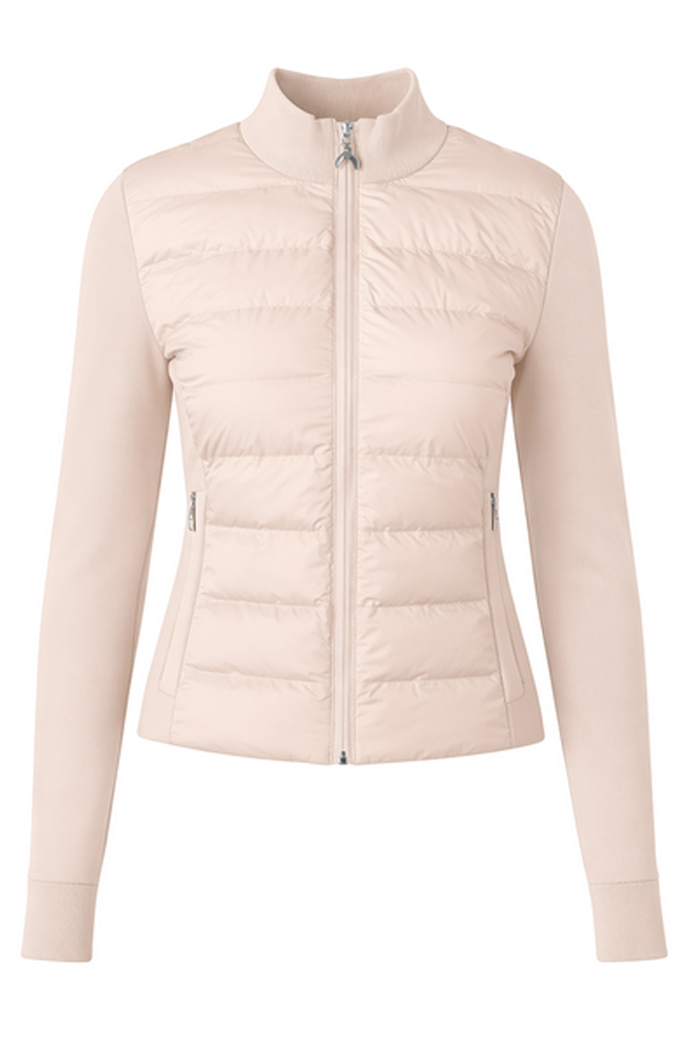 PATRIZIA PEPE Patrizia Pepe lightly padded jacket with knitted sleeves BEIGE