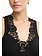 TWINSET Lace-trimmed tank top set – BLACK