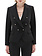 RINASCIMENTO Rinascimento jacket / blazer with gold buttons BLACK
