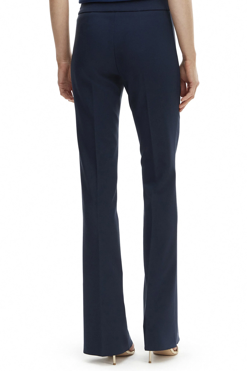 RINASCIMENTO Rinascimento flared pantalon ZWART