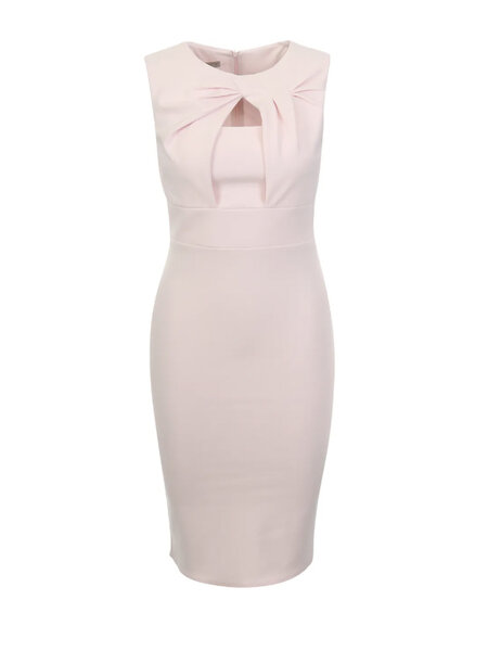 RINASCIMENTO Rinascimento dress with bow BEIGE