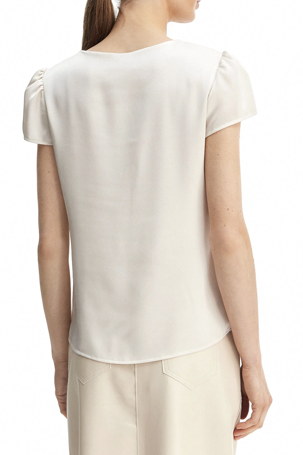 RINASCIMENTO Rinascimento Top met gouden detail BEIGE