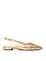 TWINSET Twinset Flat slingback with logo on the front GOLD