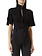 ELISABETTA FRANCHI Elisbetta Franchi Short blouse with stand-up collar Nero / BLACK