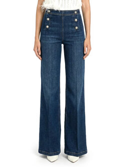 TWINSET Twinset flaired jeans BLAUW