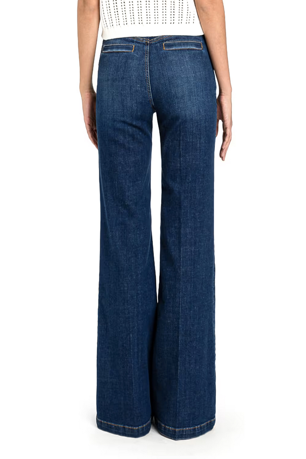 TWINSET Twinset flaired jeans BLAUW