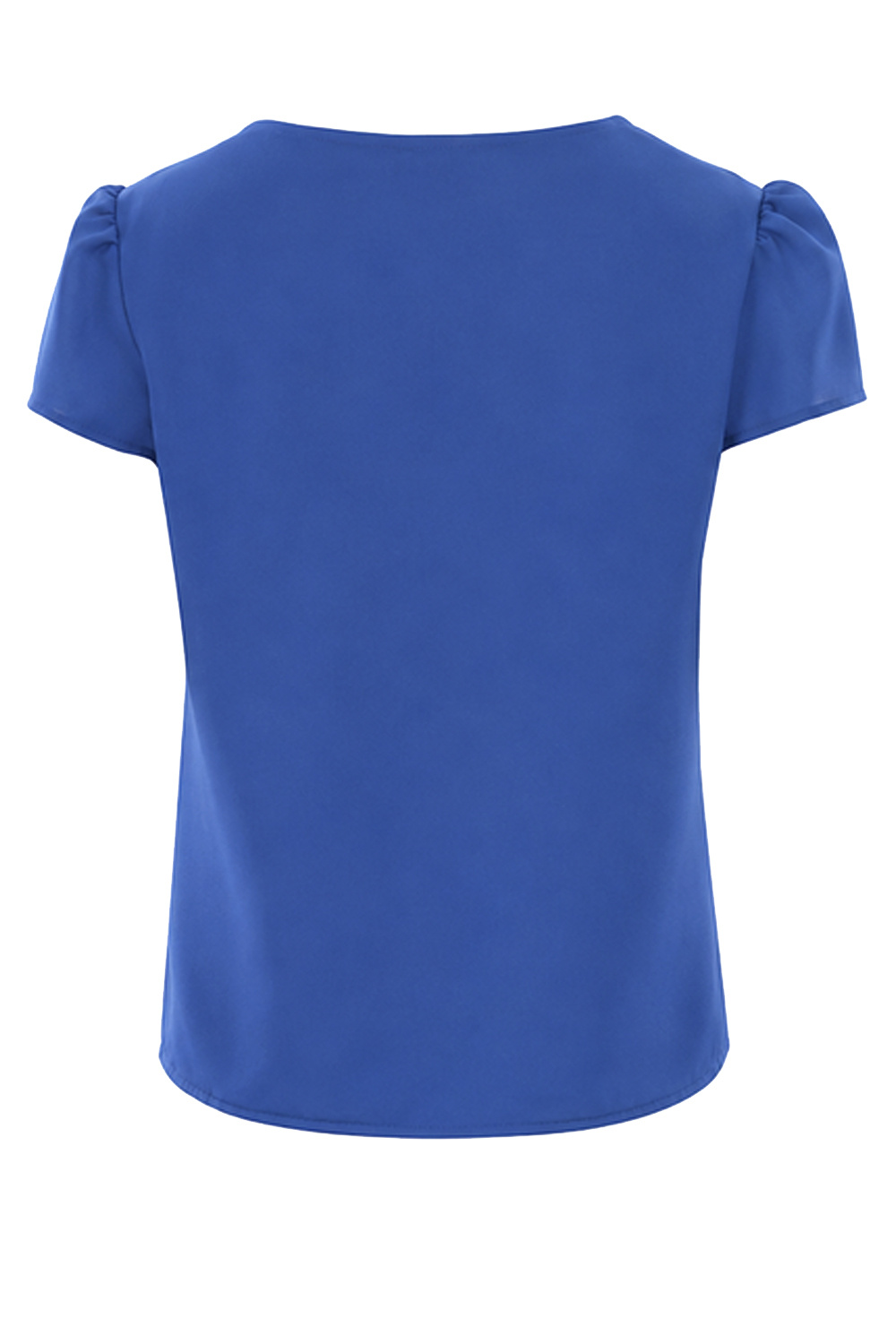 RINASCIMENTO Rinascimento  blouse top met gouden logo BLAUW
