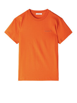 PATRIZIA PEPE Patrizia pepe T-shirt met logo op voorzijde deep orange / ORANJE