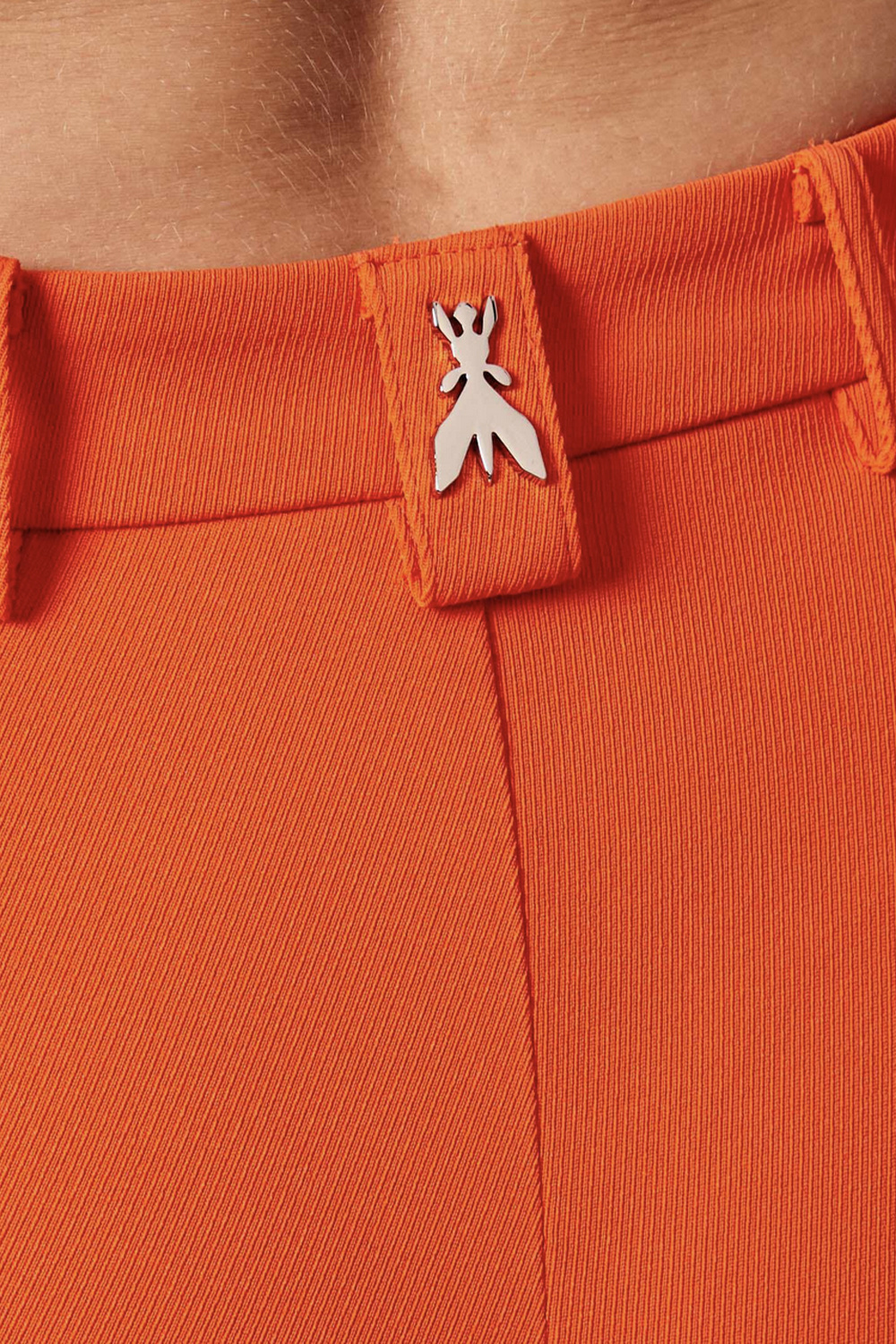 PATRIZIA PEPE Patrizia pepe Flared pantalon met zakken op voorzijde deep orange / ORANJE
