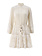Dreamcatcher Dream Catcher jurk met ceintuur en kant BEIGE