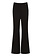 TWINSET Twinset Uitlopende pantalon met logo in taille ZWART
