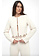 TWINSET Twinset Long-sleeved jacket with floral detail BEIGE