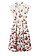 TWINSET Cherry Print Twinset Dress WHITE