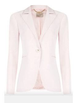 RINASCIMENTO Rinascimento Blazer jas met knoop LICHT ROZE