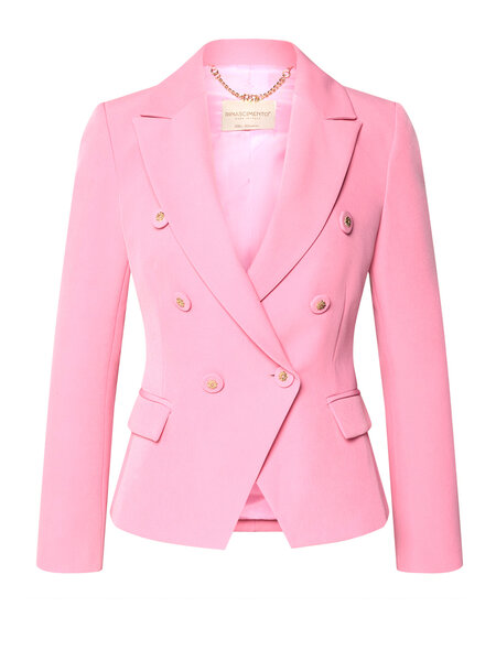 RINASCIMENTO Rinascimento colbert met gouden details op knopen ROZE