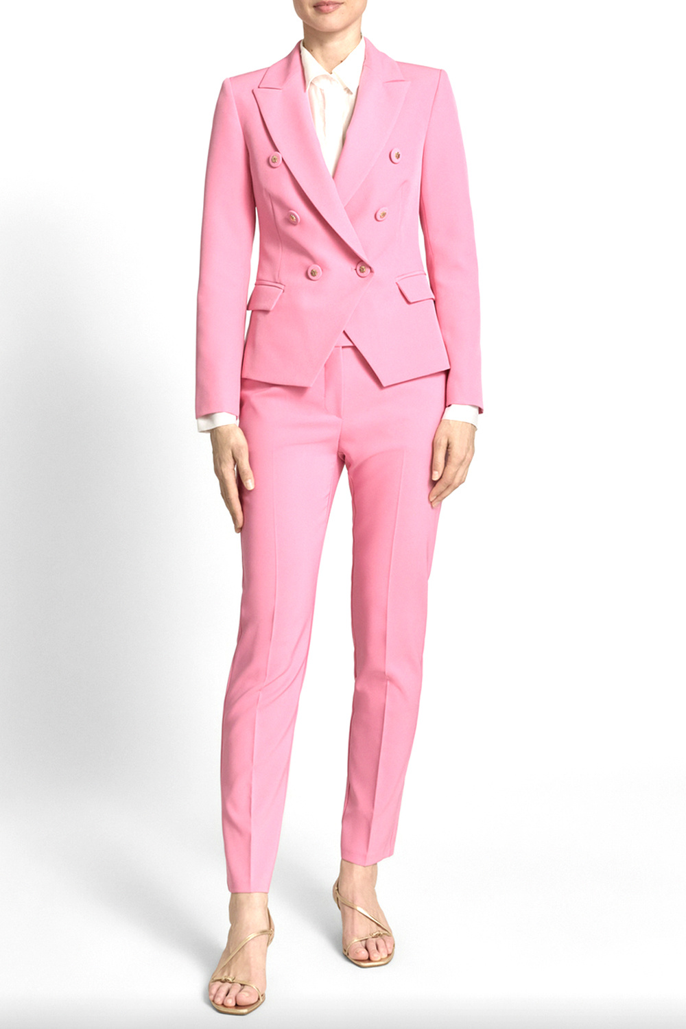 RINASCIMENTO Rinascimento colbert met gouden details op knopen ROZE