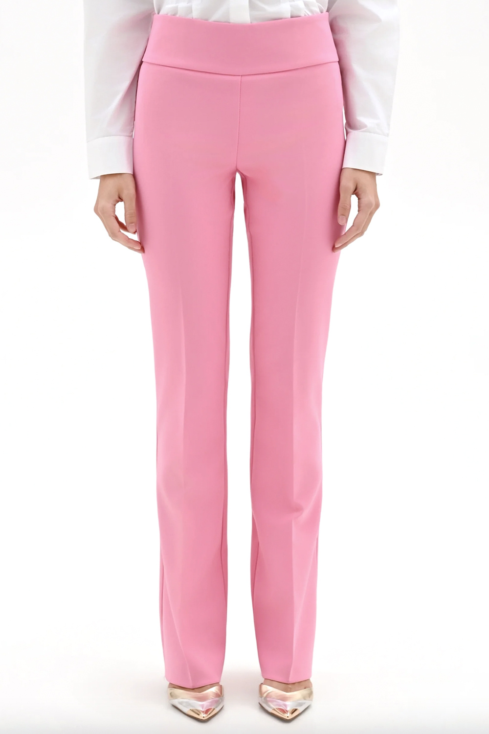 RINASCIMENTO Rinascimento basic pantalon met wijde pijpen ROZE