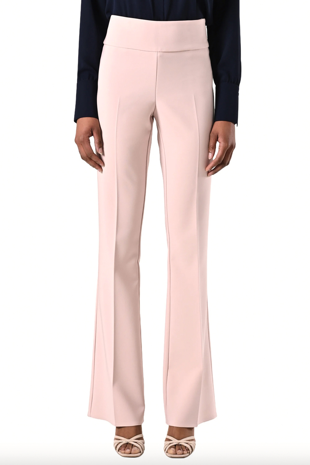RINASCIMENTO Rinascimento basic pantalon met wijde pijpen LICHT ROZE