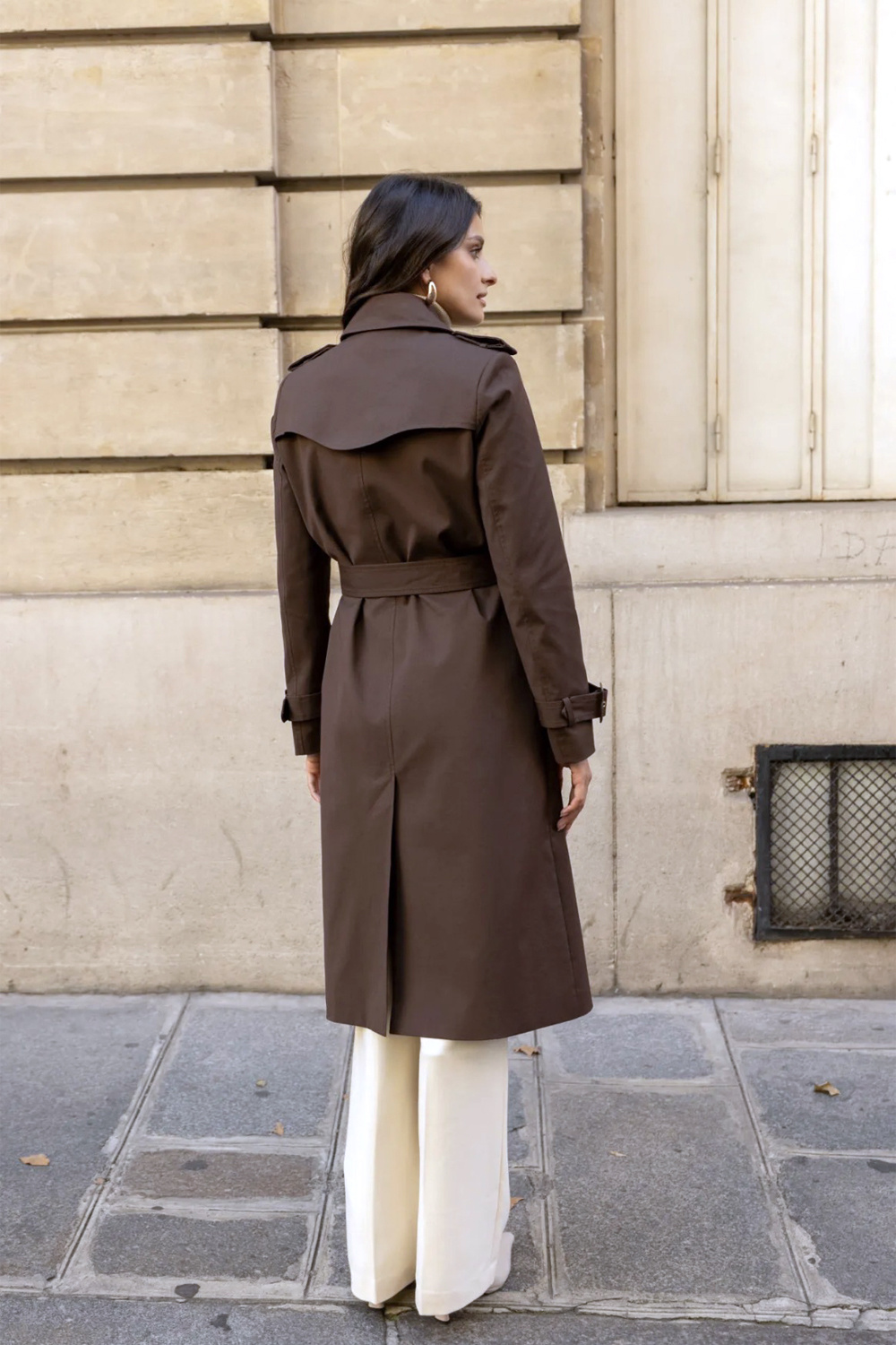 DRESSCODE SELECTION Dresscode Selection trenchcoat / jas chocolade BRUIN