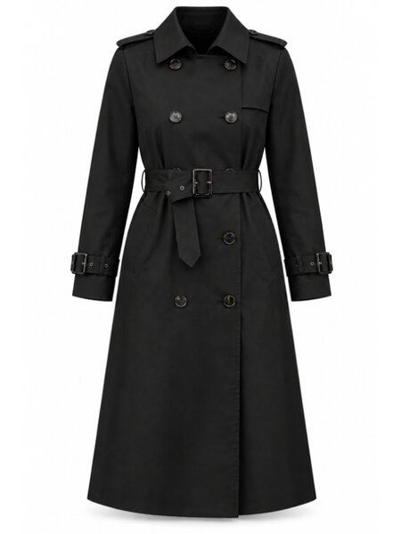 DRESSCODE SELECTION Dresscode Selection trenchcoat / jas ZWART