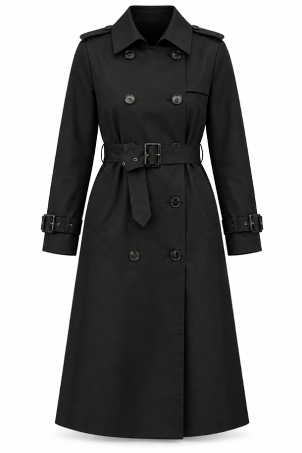 DRESSCODE SELECTION Dresscode Selection trenchcoat / jas chocolade ZWART