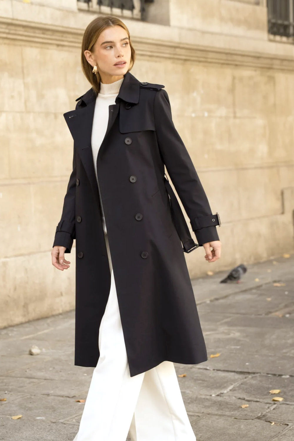 DRESSCODE SELECTION Dresscode Selection trenchcoat / jas chocolade ZWART