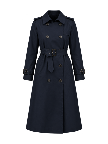 DRESSCODE SELECTION Dresscode Selection trenchcoat / jas dark Navy / BLAUW