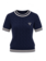 DRESSCODE SELECTION Dresscode Selection top Amour Milano navy BLAUW ( one size )