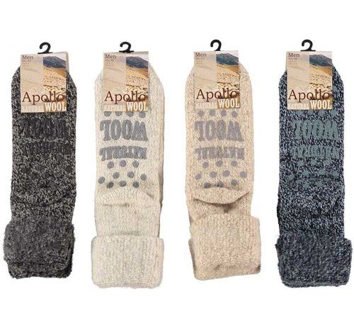 Zisensa, private collection Unieke woonaccessoires Copy of Women Wool Home Socks 1 paar mt.39/42 beige