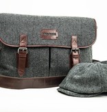 Curly - Tweed Messenger Bag Grijs/Bruin