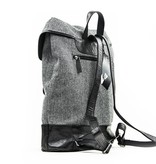 Danny - Tweed Rucksack Grau/Schwarz