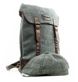 Charlie - Tweed Backpack Grey/Brown
