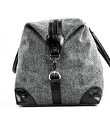 Small Heath - Tweed Weekender Tasche grau