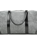 Small Heath - Sac de voyage en tweed gris