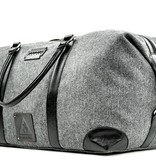 Small Heath - Tweed weekender bag gray