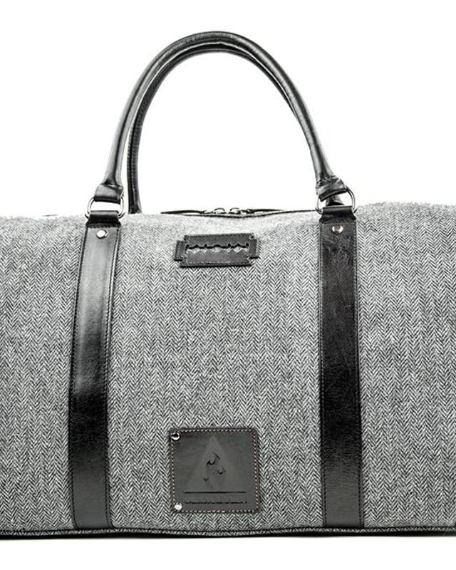 Small Heath - Tweed Weekender Tasche grau