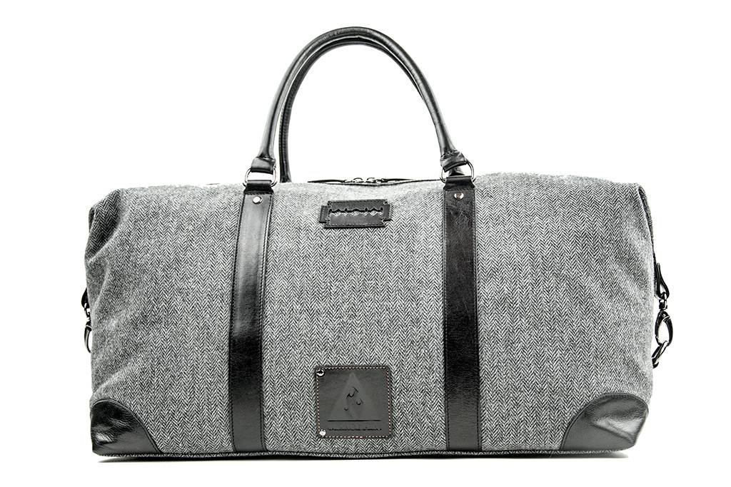 Small Heath - Bolsa de lona de tweed - Gris/Negro