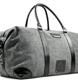 Small Heath - Tweed weekender bag gray