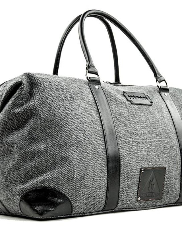 Small Heath - Tweed Weekender Tasche grau