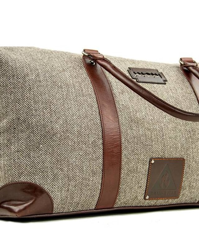 Birmingham - Tweed Duffle Bag - Brown