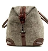 Birmingham - Bolsa de lona de tweed - Marrón