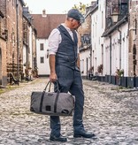 Small Heath - Sac de voyage en tweed gris