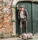 Birmingham - Bolsa de lona de tweed - Marrón