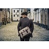 Finn - Tweed Umhängetasche Braun